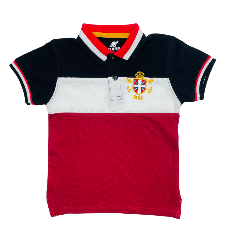 Panel Embroidered Polo