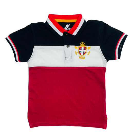 Panel Embroidered Polo