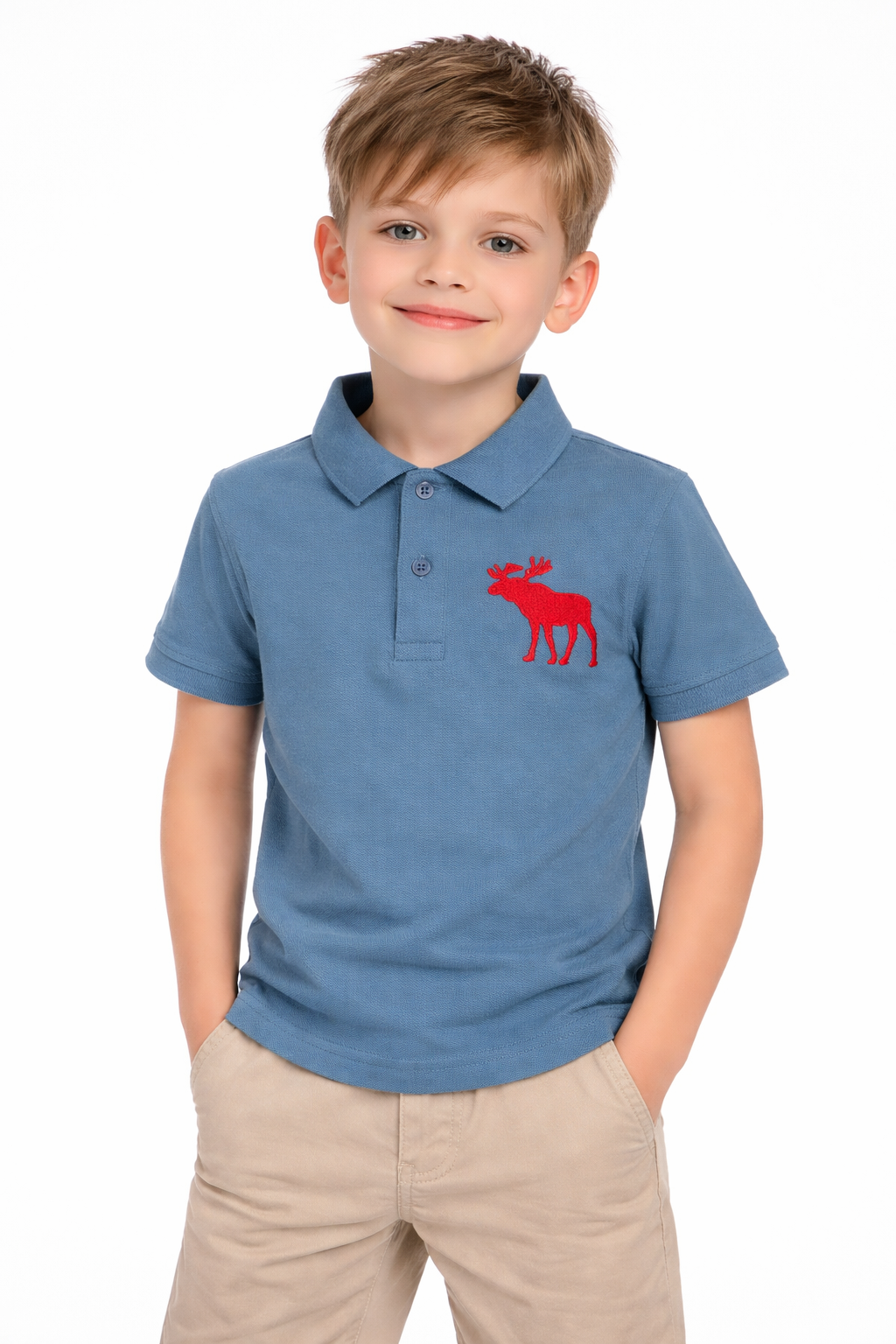 Boys Embroidered Polo Shirt