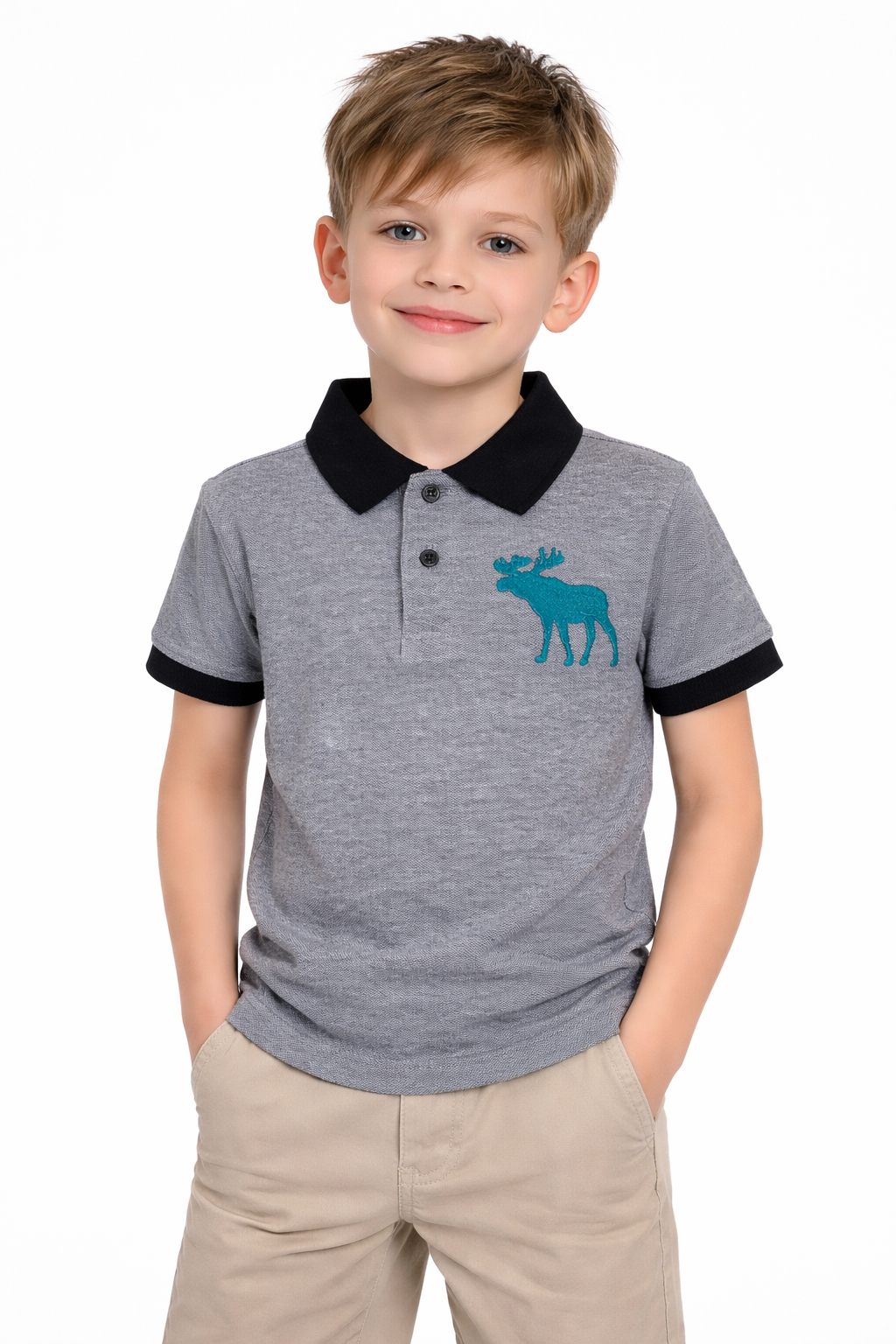 Boys Embroidered Polo Shirt