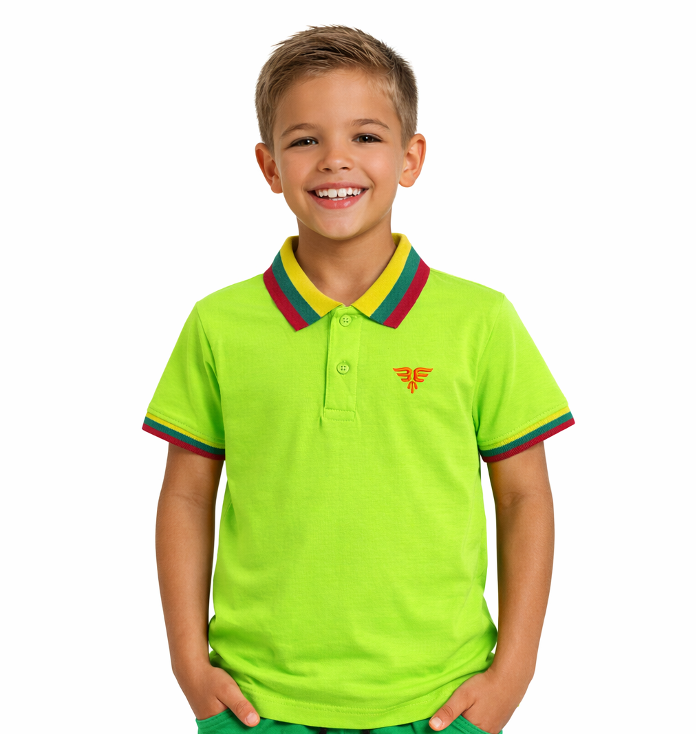 Neon Embroidered Shirt-Neon
