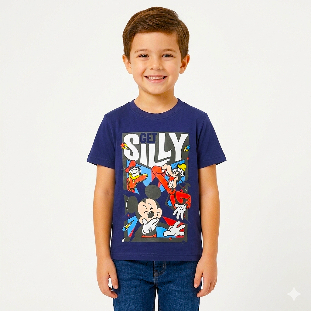 MM Get Silly Boys T-Shirt- Navy
